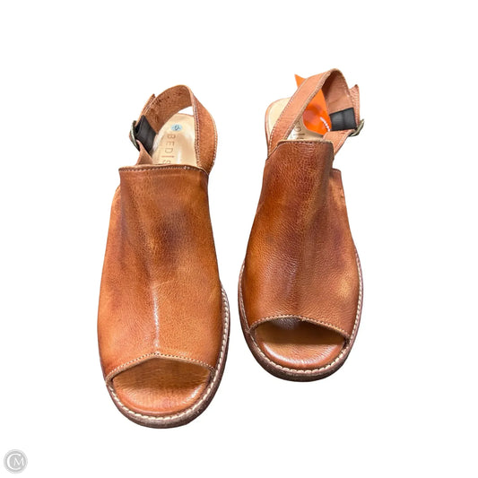 Shoes Heels Block By Bed Stu In Tan, Size: 7