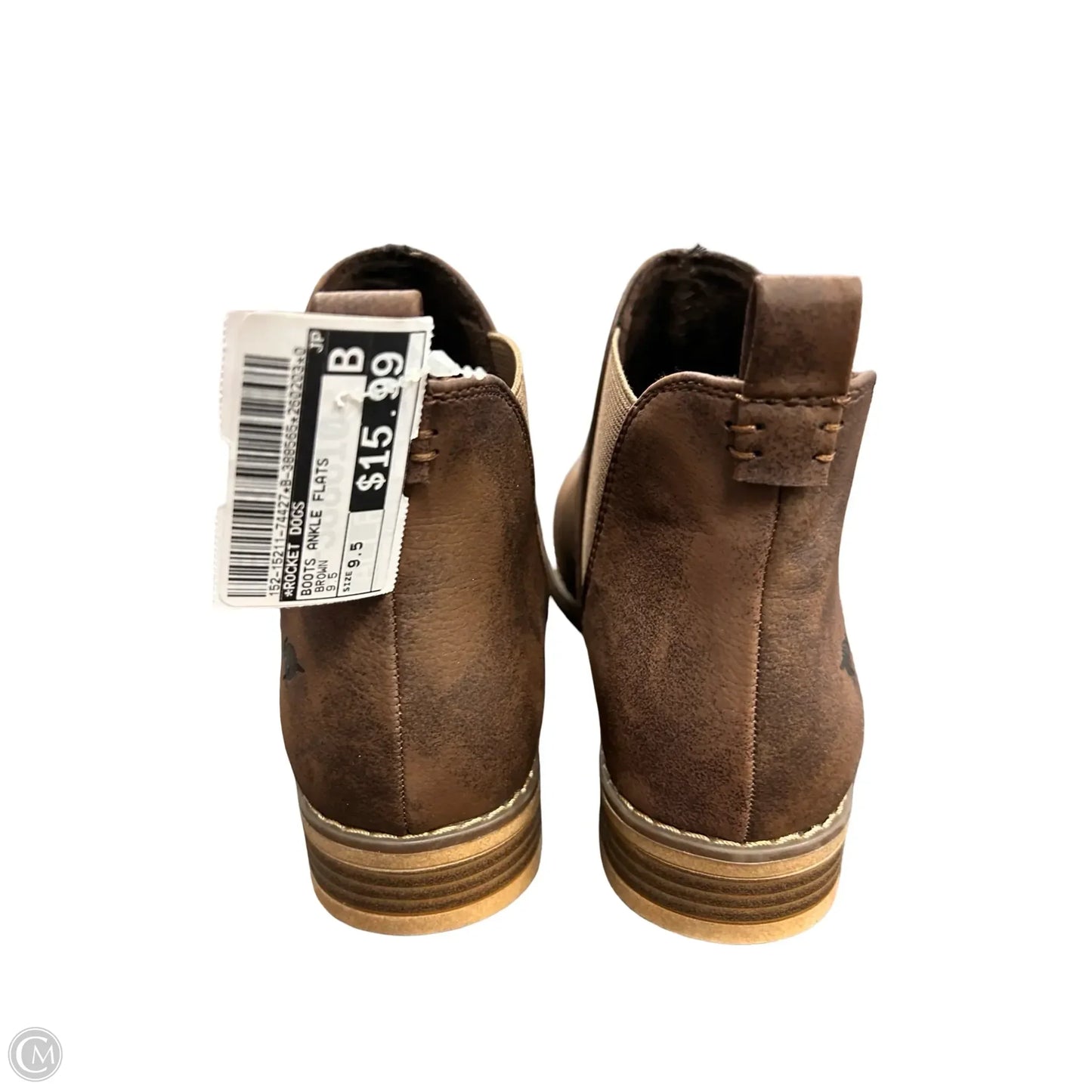 Boots Ankle Flats By Rocket Dogs In Brown, Size: 9.5
