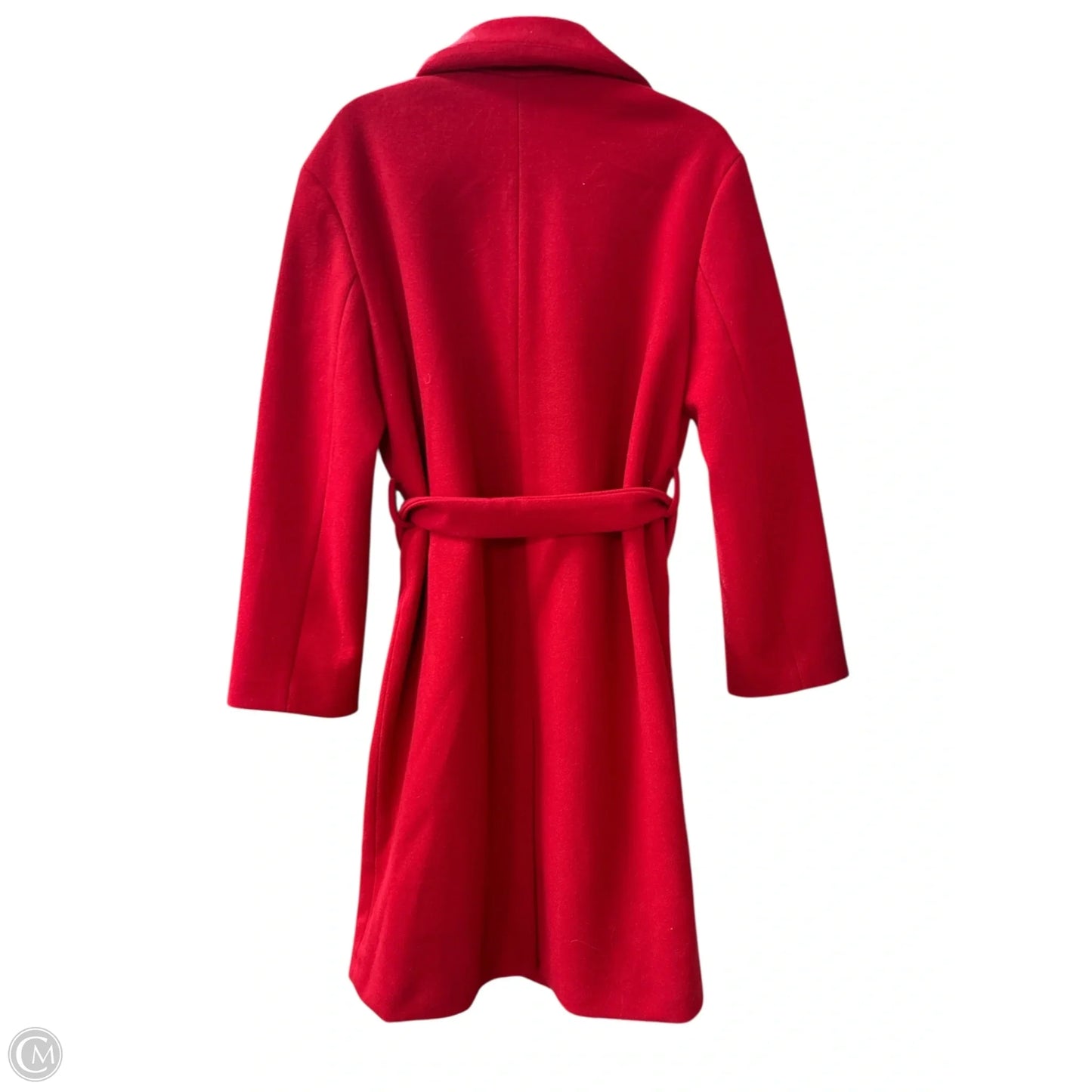 Coat Trench Coat By Nine West Apparel In Red, Size: M