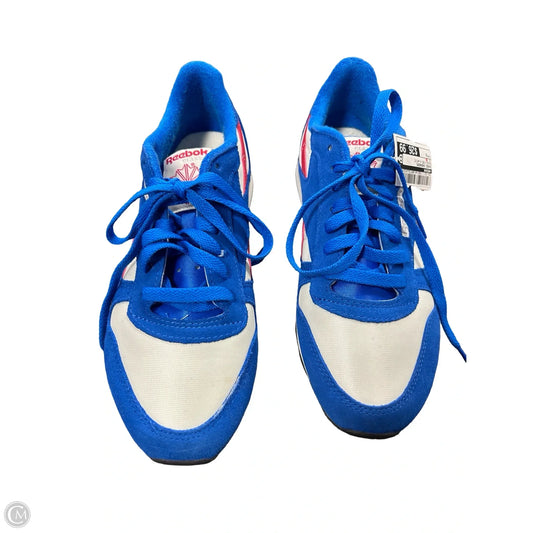 Shoes Sneakers By Reebok In Blue & Red & White, Size: 8
