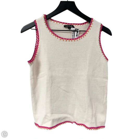 Vest Sweater By Charlie B In Cream, Size: S