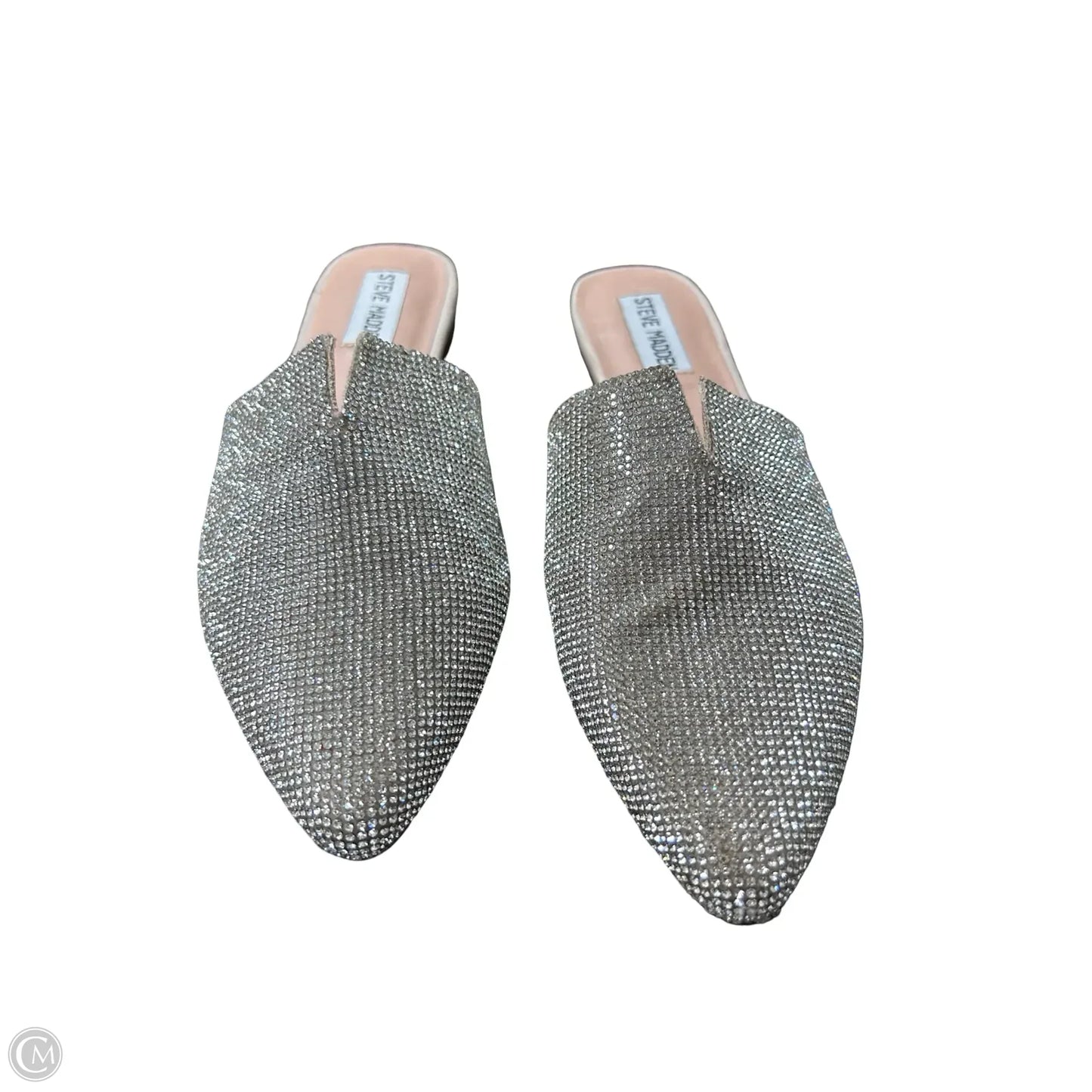 Shoes Flats By Steve Madden In Silver, Size: 8