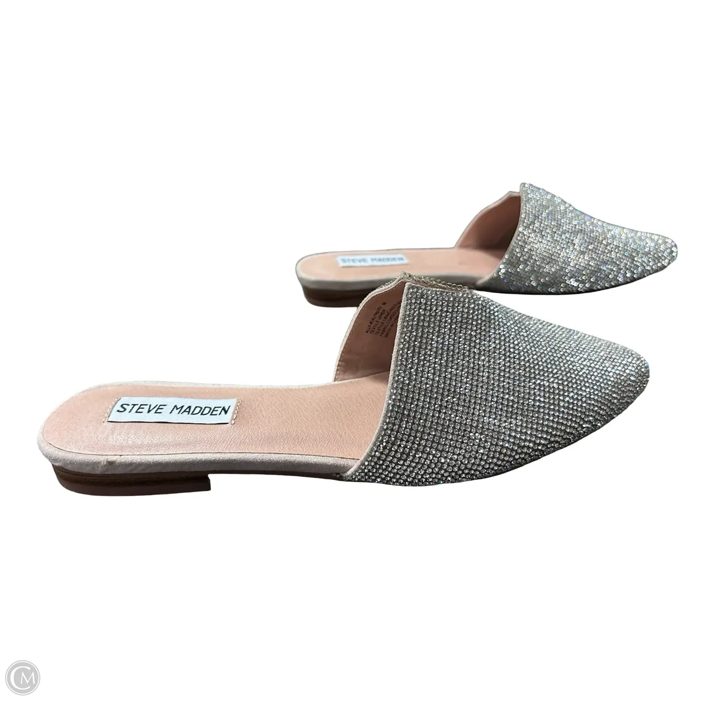 Shoes Flats By Steve Madden In Silver, Size: 8