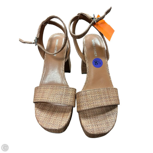Shoes Heels Block By Marc Fisher In Brown, Size: 8.5