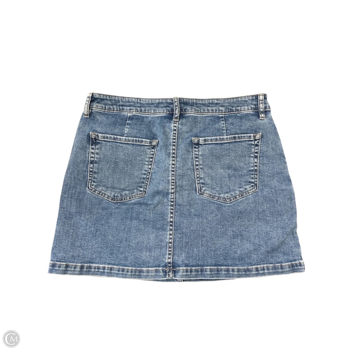 Skirt Mini & Short By Kut In Blue Denim, Size: 12