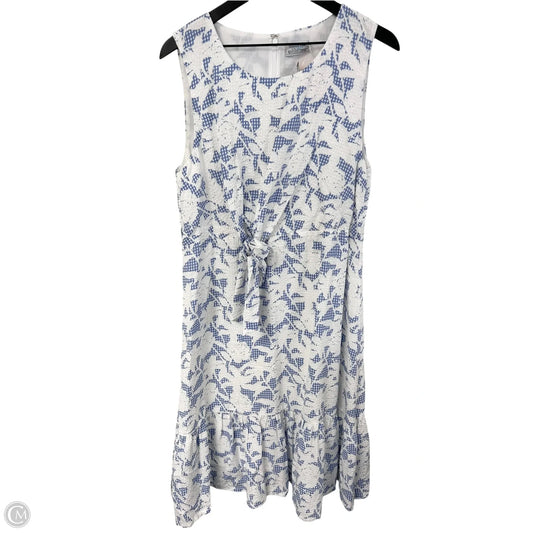 Dress Party Midi By Vineyard Vines In Blue & White, Size: 16
