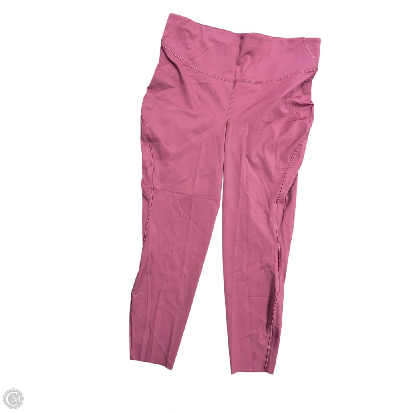 Athletic Leggings By Lululemon In Red, Size: 14