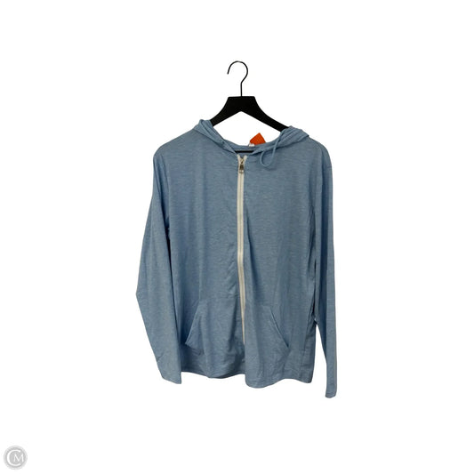 Sweatshirt Hoodie By Cme In Blue, Size: M