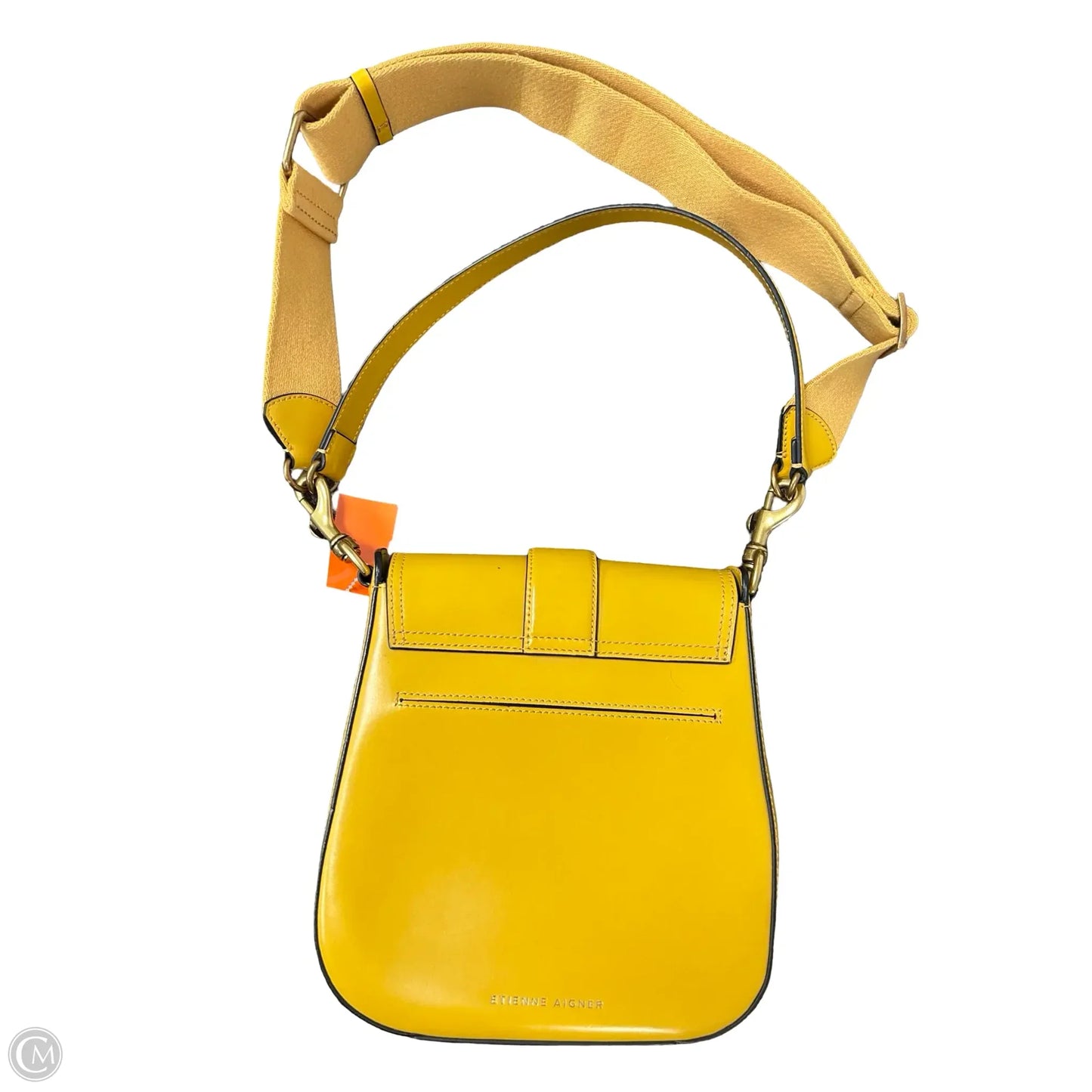 Handbag Leather By Etienne Aigner, Size: Medium