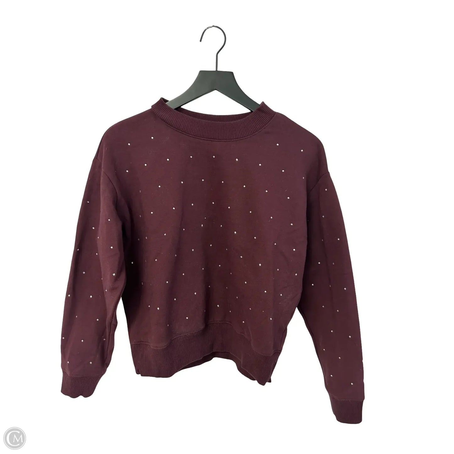 Sweatshirt Crewneck By A New Day In Maroon, Size: S