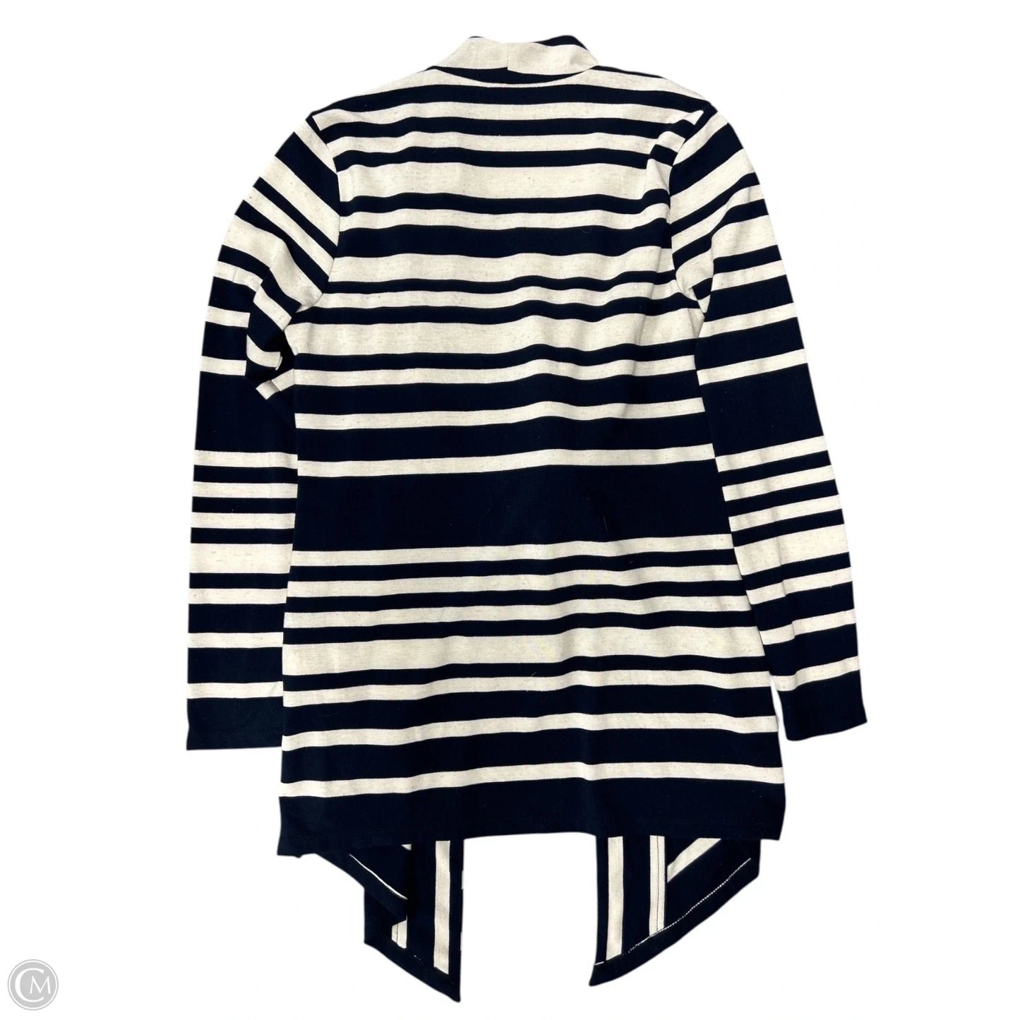 Cardigan By Chicos In Blue & Tan, Size: S