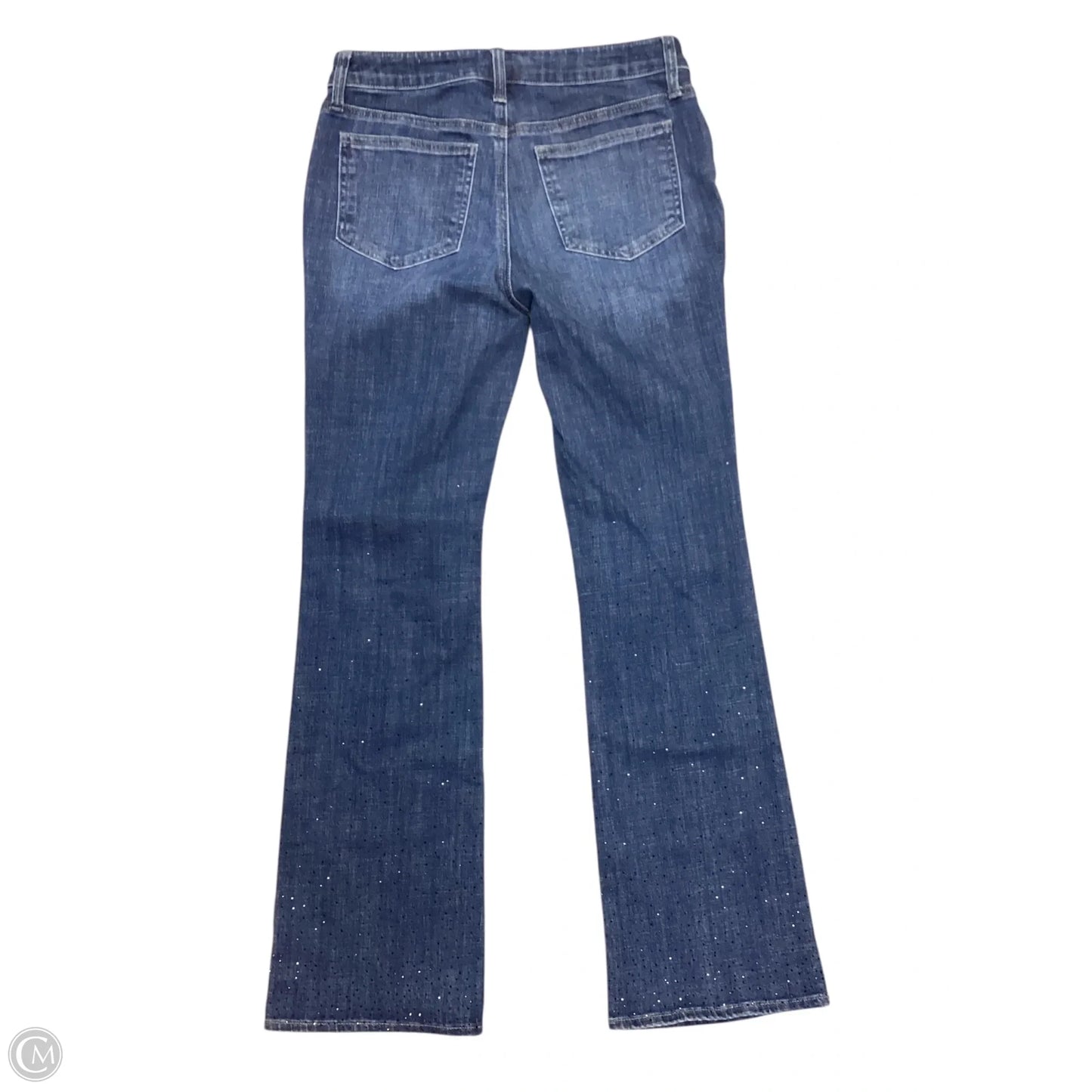 Jeans Flared By Chicos In Blue Denim, Size: 2