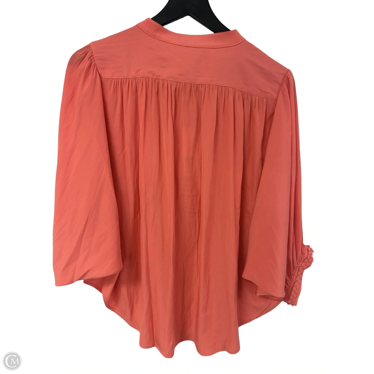 Top Short Sleeve By Chicos In Orange, Size: S