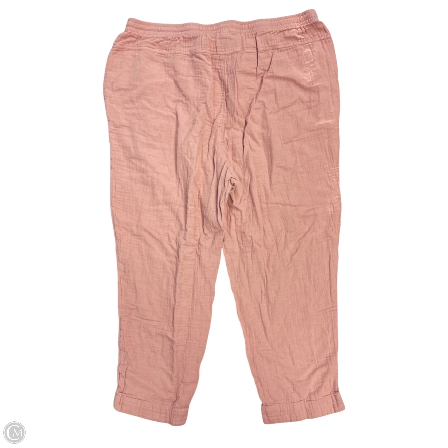 Pants Cropped By Universal Thread In Peach, Size: Xl