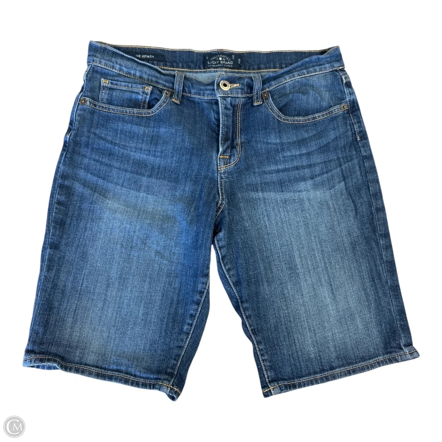 Shorts By Lucky Brand In Blue Denim, Size: 8