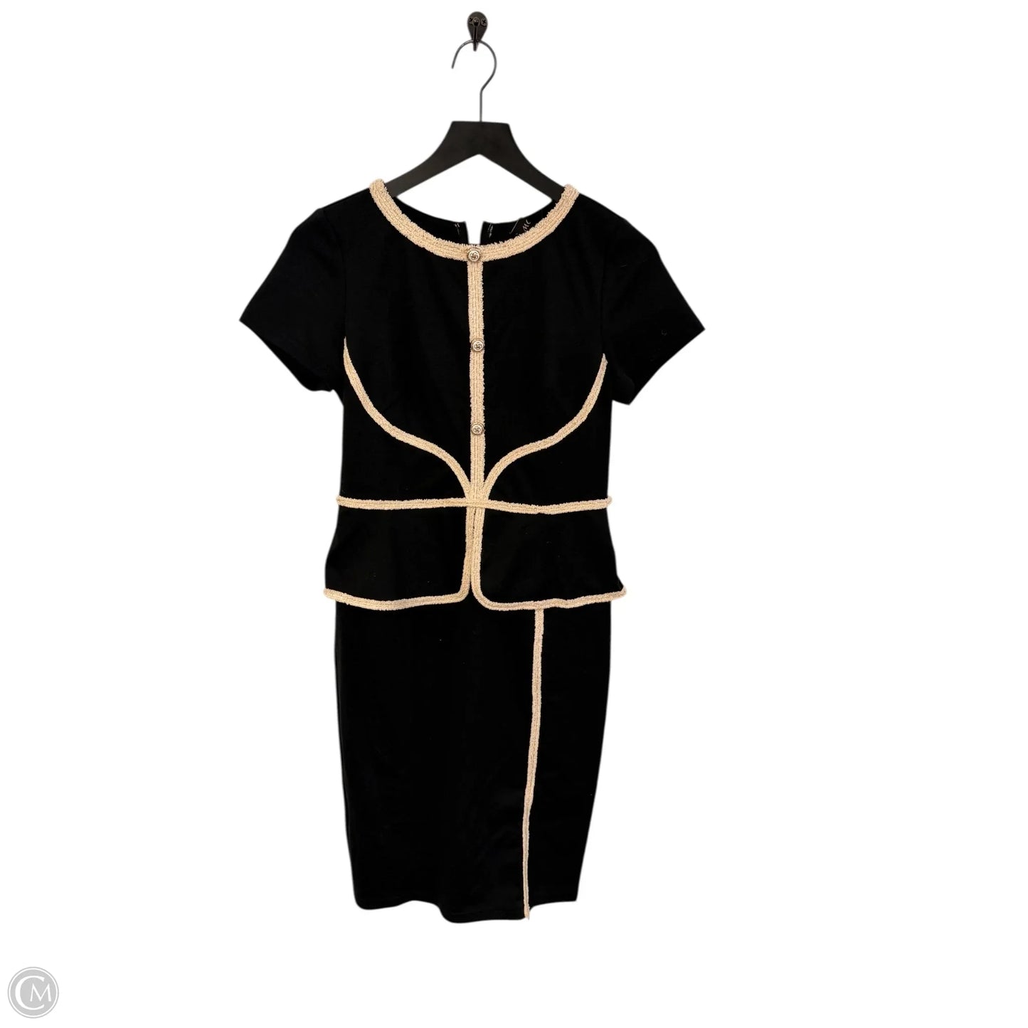 Dress Work By Cme In Black & Tan, Size: S