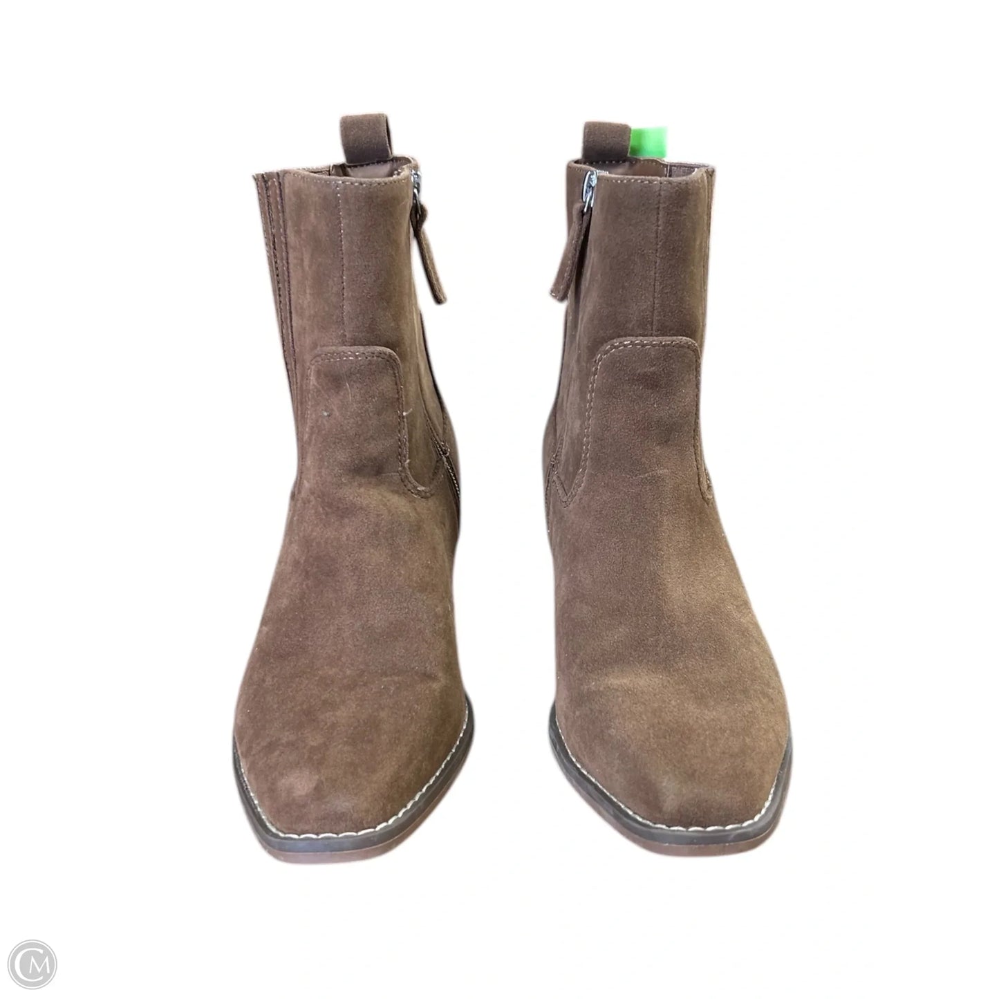 Boots Ankle Heels By Universal Thread In Brown, Size: 8.5