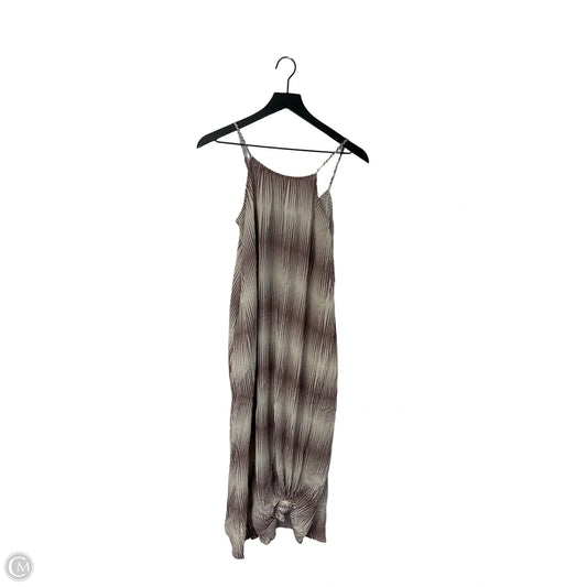 Dress Casual Maxi By A New Day In Cream & Purple, Size: S