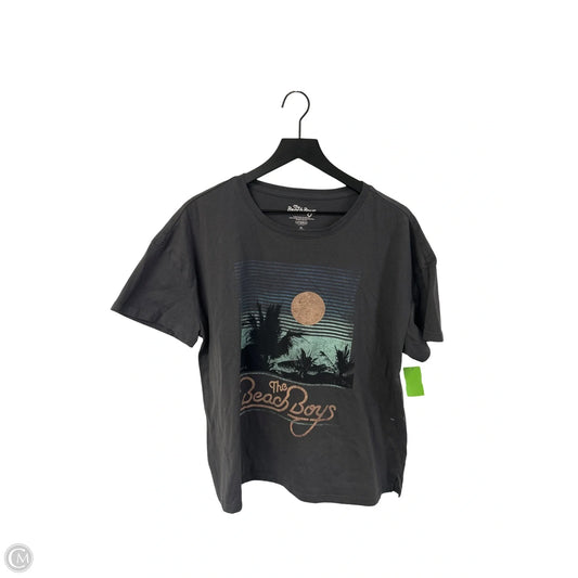 Top Short Sleeve By Clothes Mentor In Grey, Size: Xl