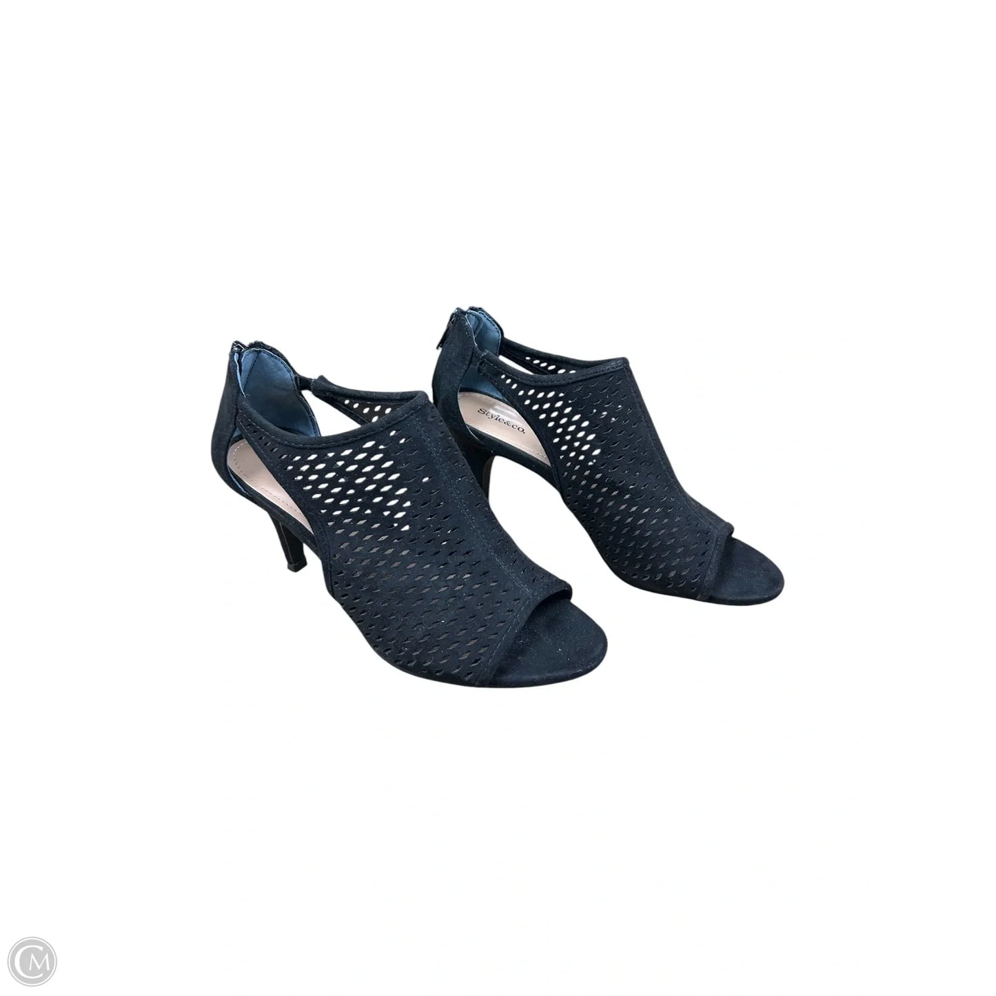 Shoes Heels Kitten By Style And Company In Black, Size: 6