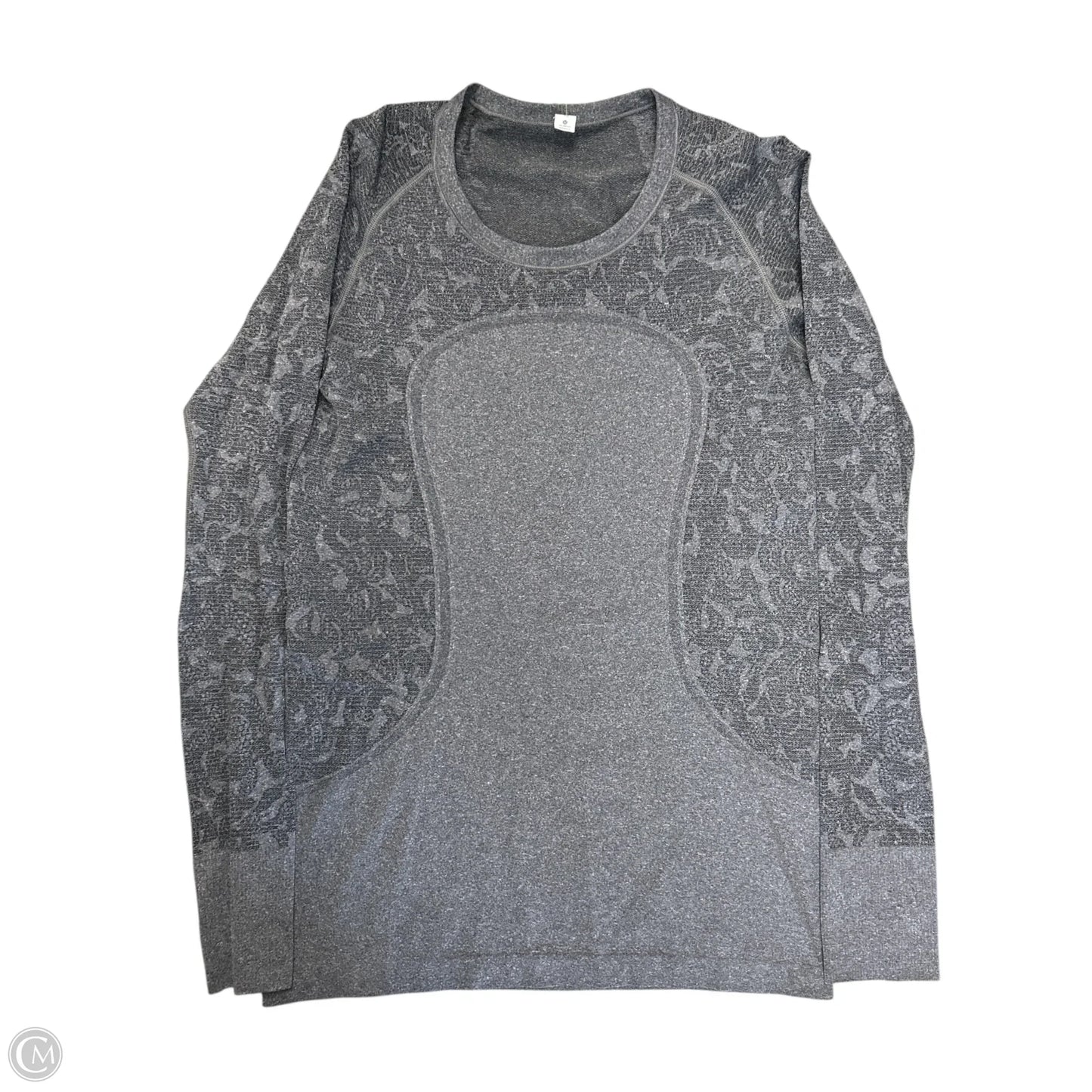 Athletic Top Long Sleeve Crewneck By Lululemon In Grey, Size: 10