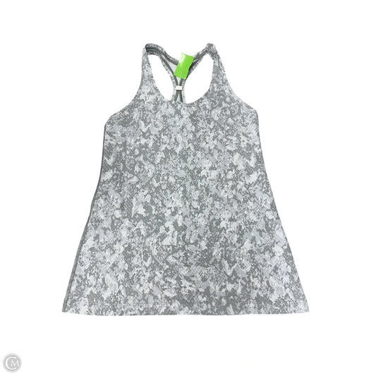 Athletic Tank Top By Lululemon In Grey, Size: 10