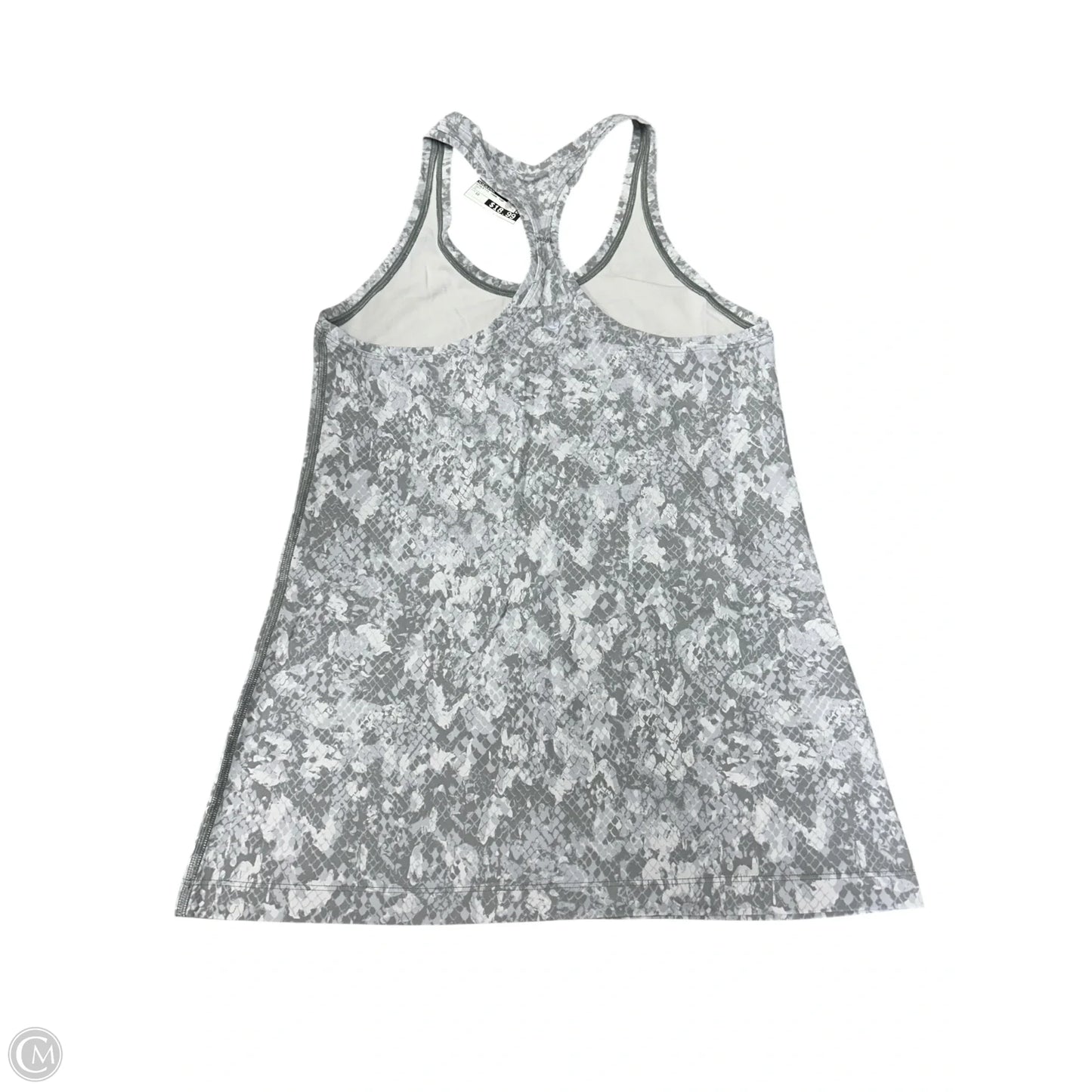 Athletic Tank Top By Lululemon In Grey, Size: 10
