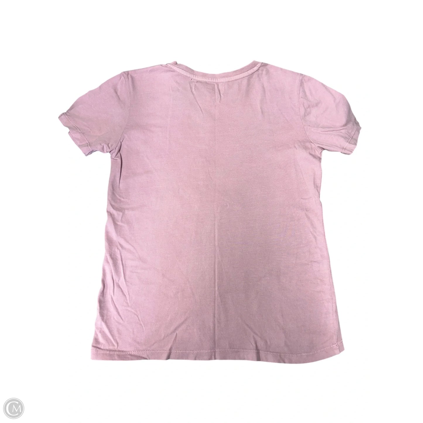 Top Short Sleeve Basic By C And C In Pink, Size: S