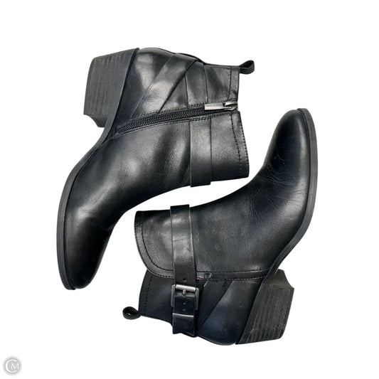Boots Ankle Heels By Vince Camuto In Black, Size: 7.5