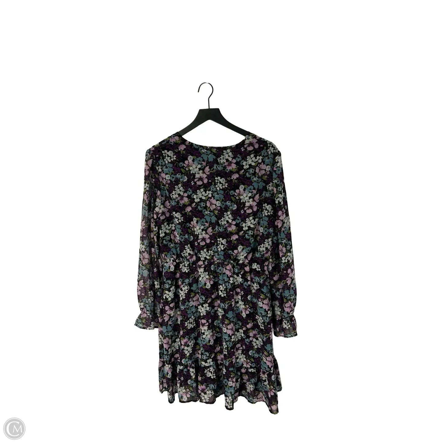Dress Casual Short By Kirundo In Floral Print, Size: Xl