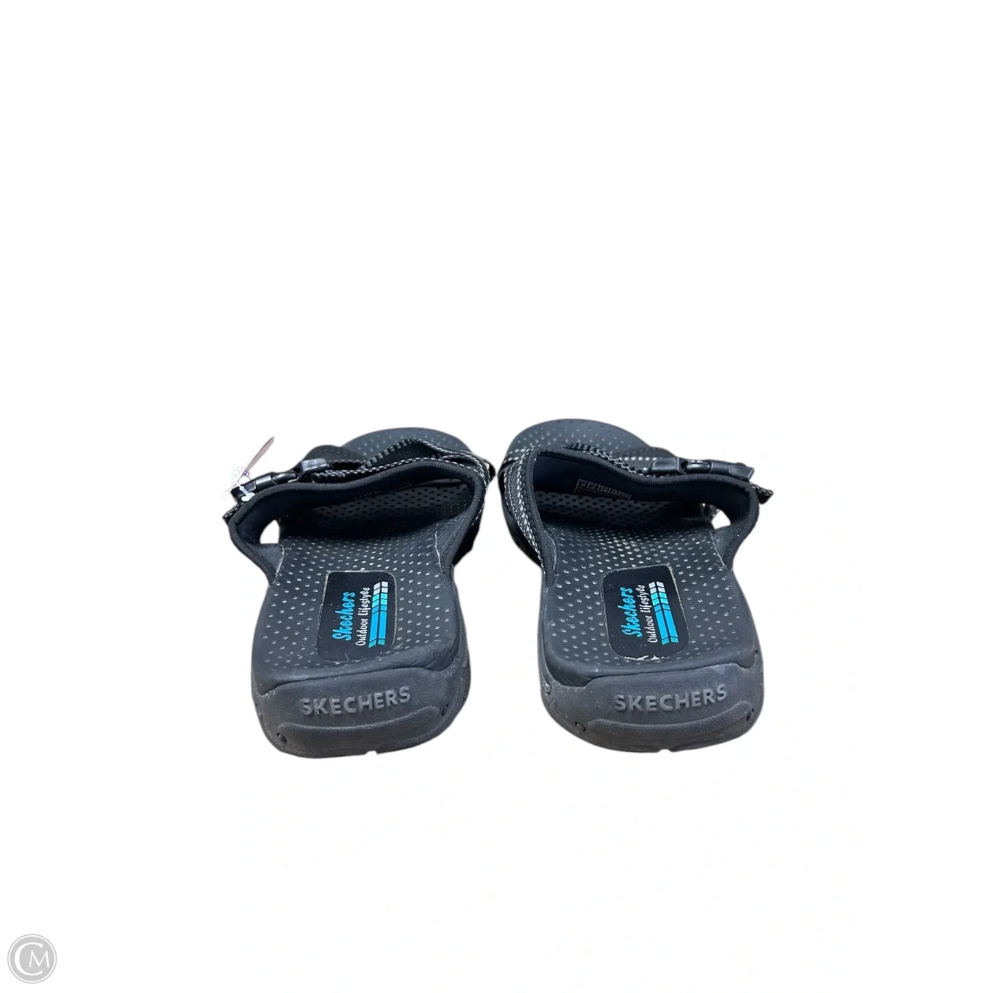Sandals Flats By Skechers In Black, Size: 9