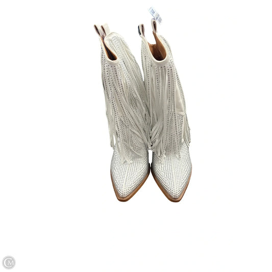 Boots Western By Jessica Simpson In White, Size: 8