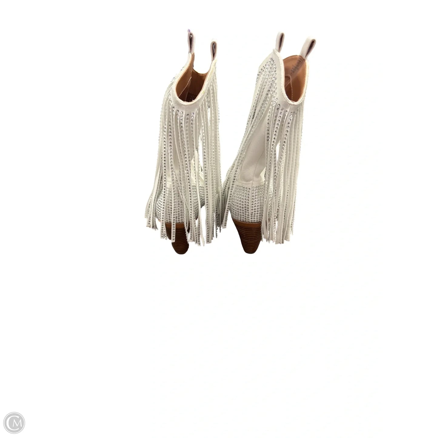 Boots Western By Jessica Simpson In White, Size: 8