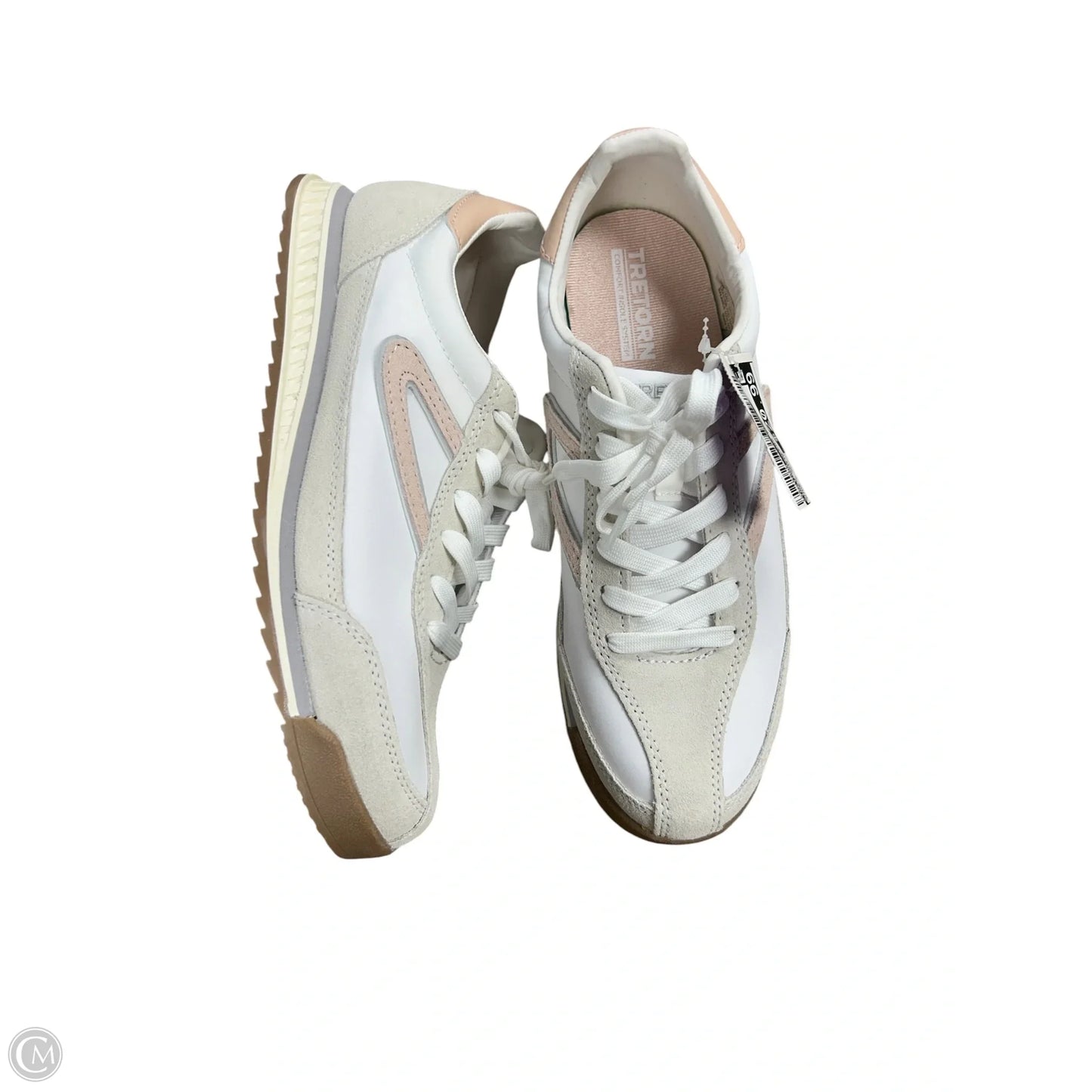 Shoes Sneakers Platform By Tretorn In Pink & White, Size: 8