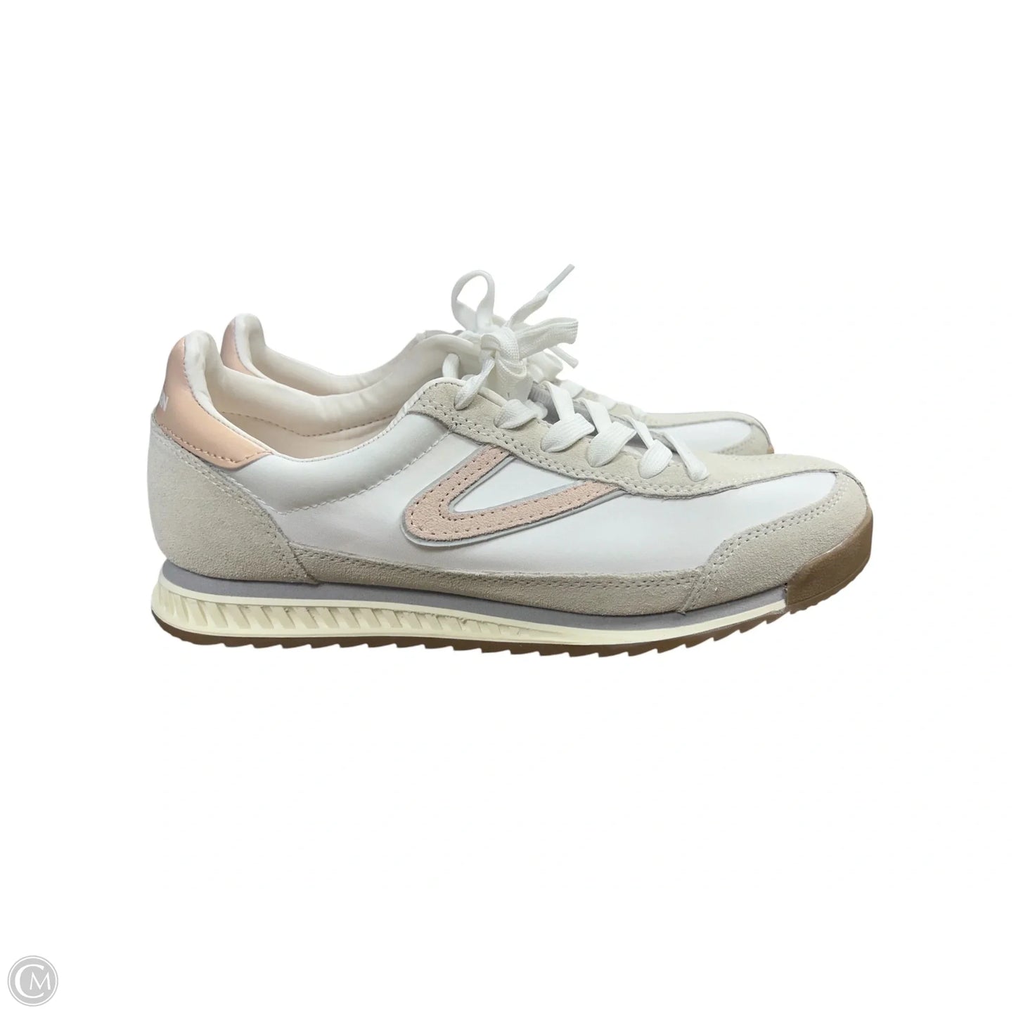 Shoes Sneakers Platform By Tretorn In Pink & White, Size: 8