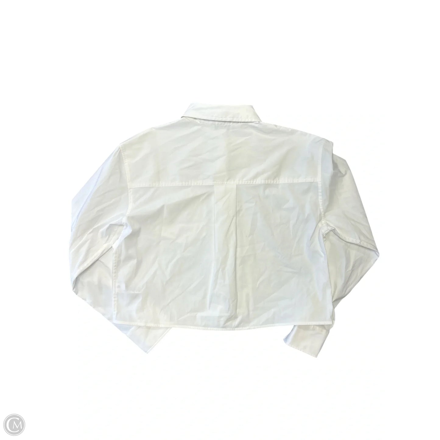 Blouse Long Sleeve By Athleta In White, Size: Xs