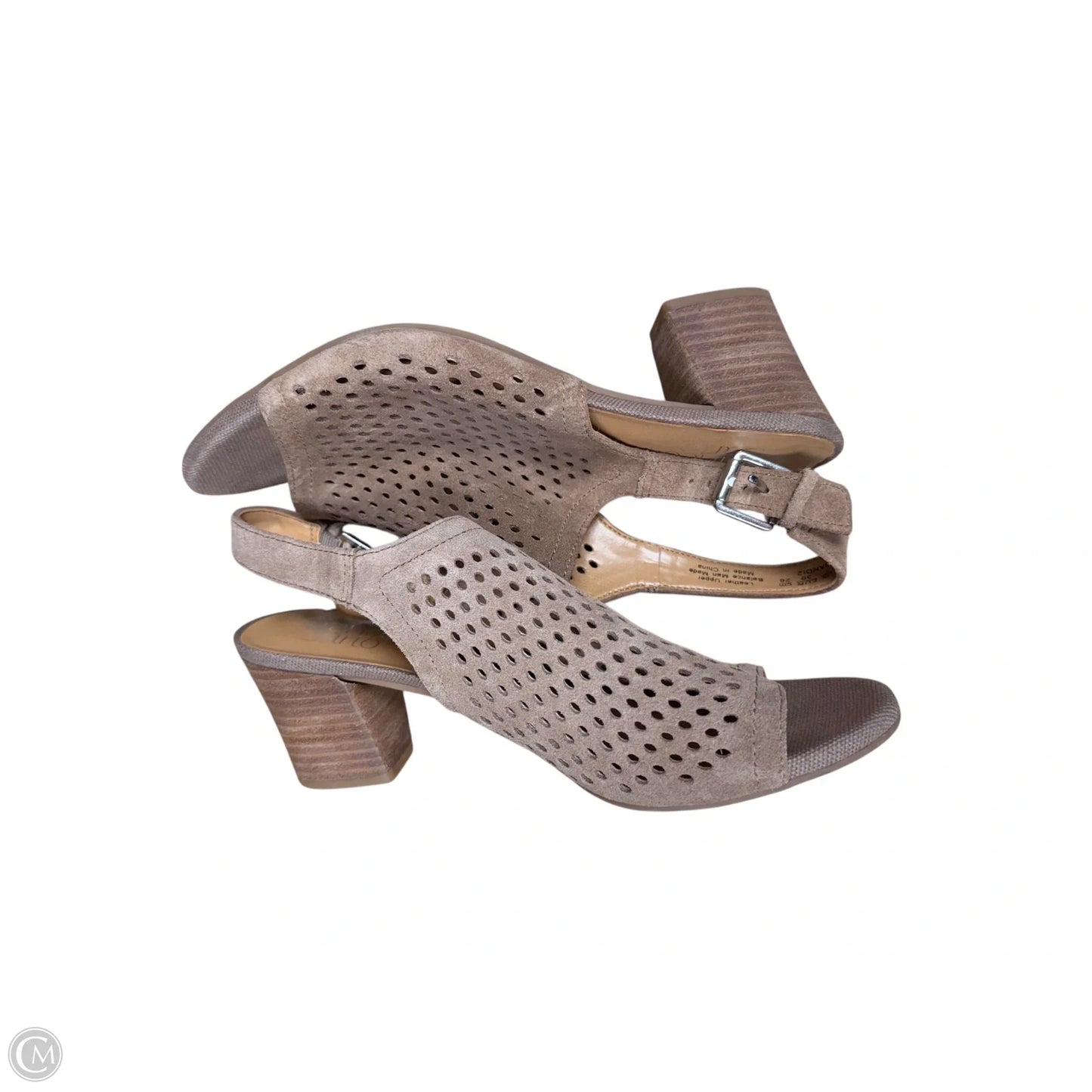 Shoes Heels Block By Franco Sarto In Tan, Size: 9
