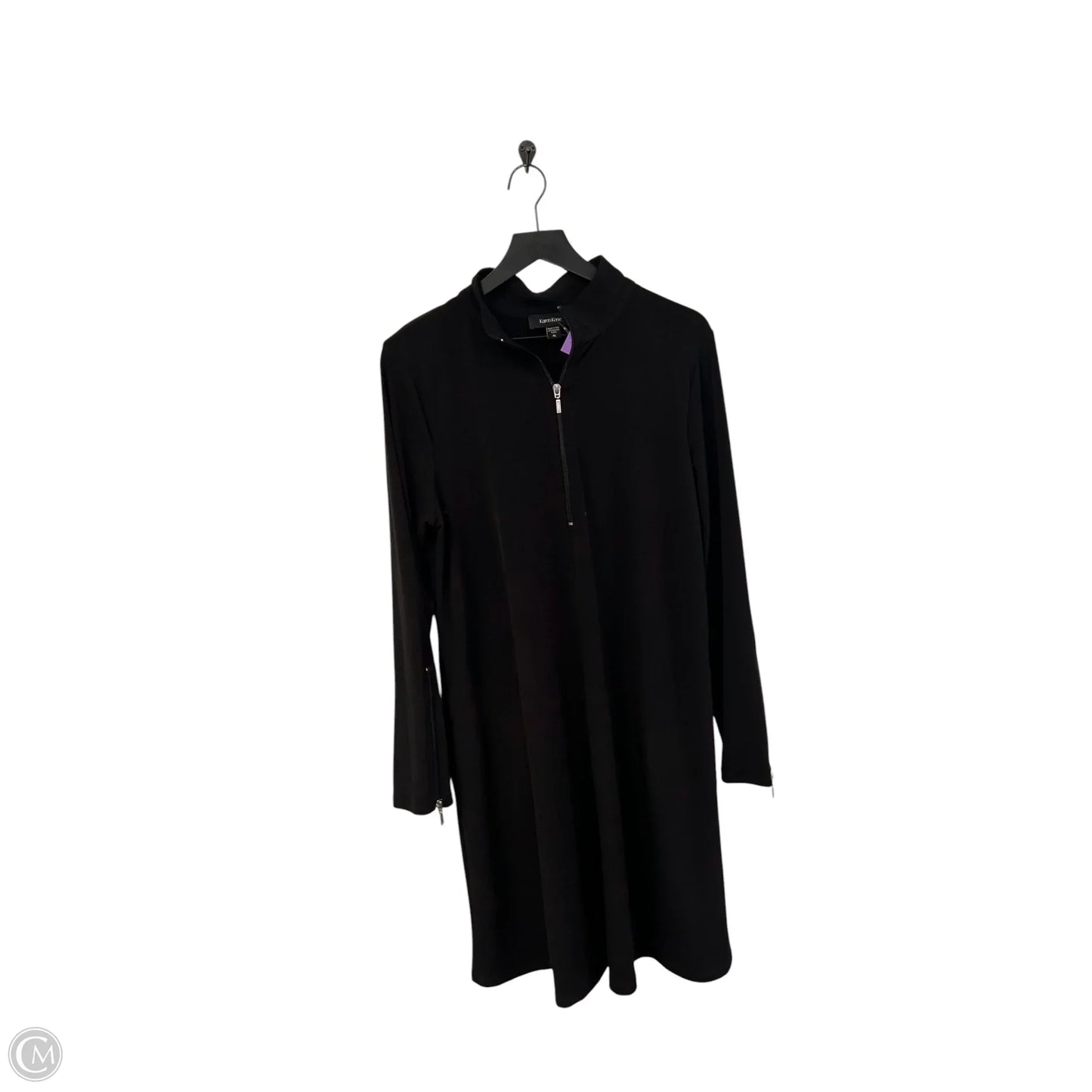 Dress Casual Midi By Karen Kane In Black, Size: Xlp