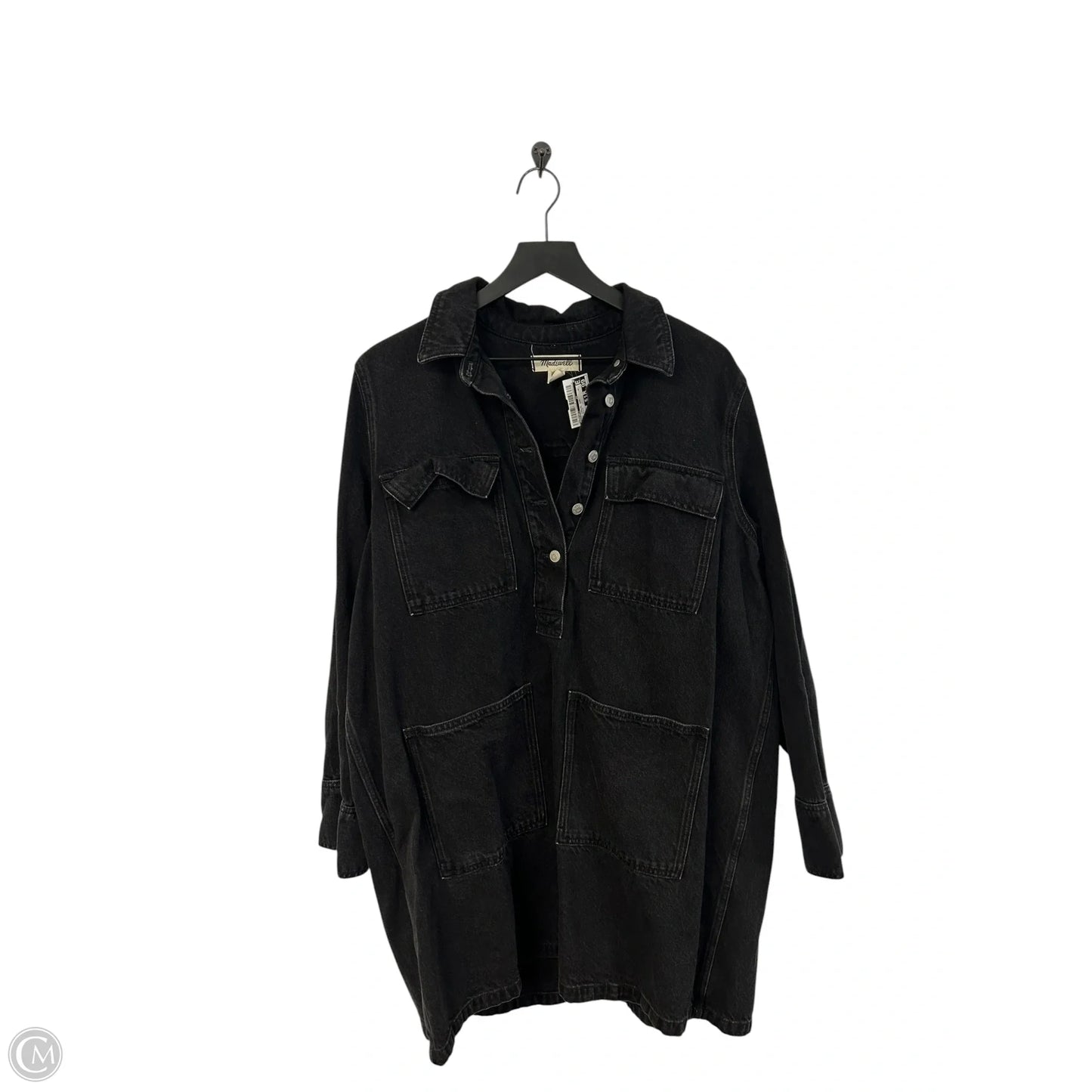 Dress Casual Short By Madewell In Black Denim, Size: Xxl