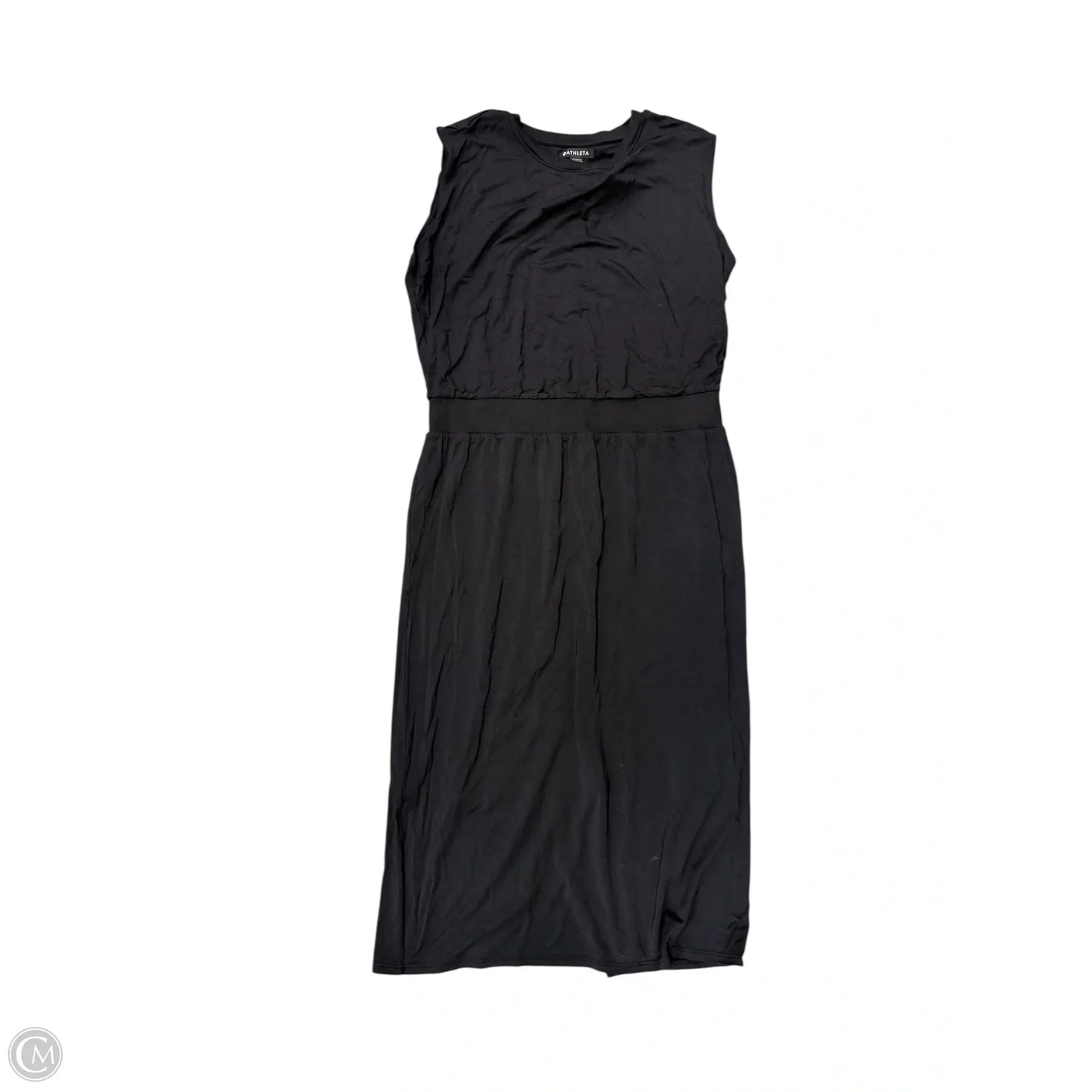 Dress Casual Midi By Athleta In Black, Size: L