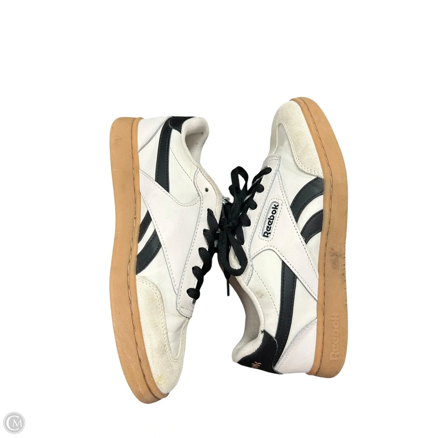 Shoes Sneakers By Reebok In Black & White, Size: 7.5