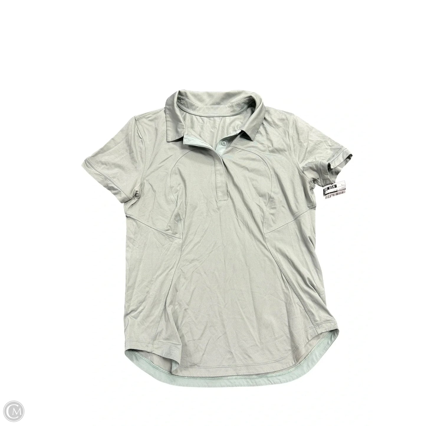 Athletic Top Short Sleeve By Lululemon In Green, Size: S