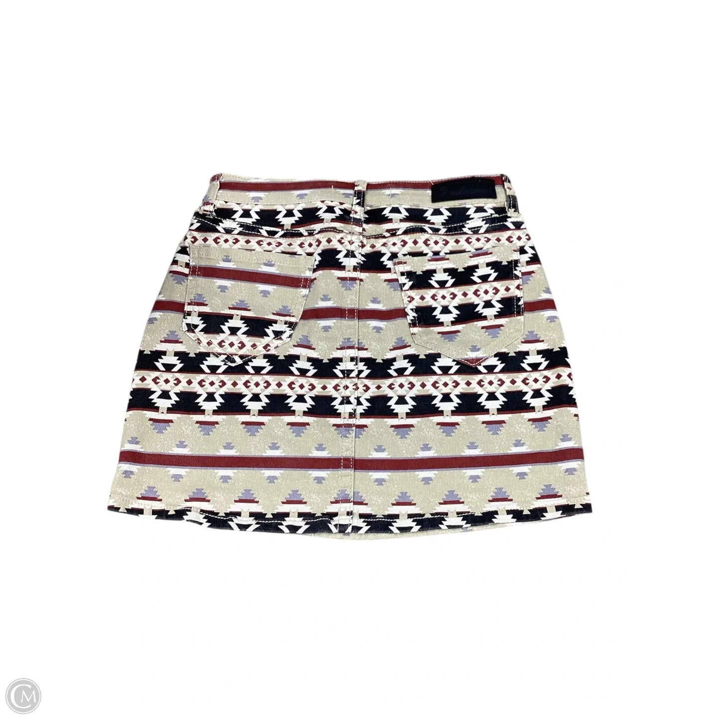 Skirt Mini & Short By Rock & Roll In Black & Tan, Size: 2