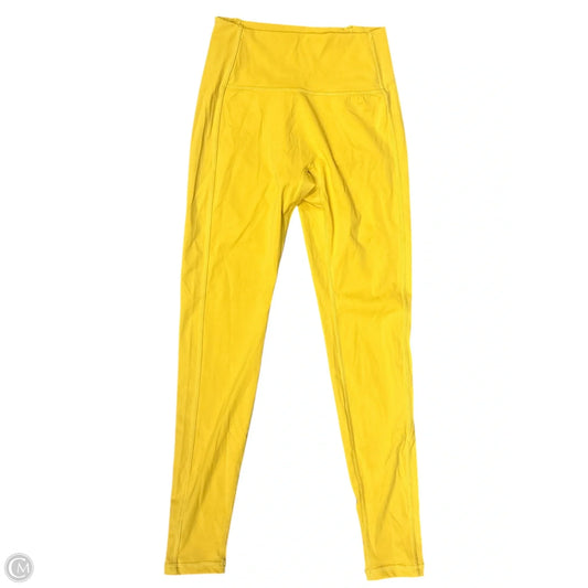 Athletic Leggings By Alphalete In Yellow, Size: S