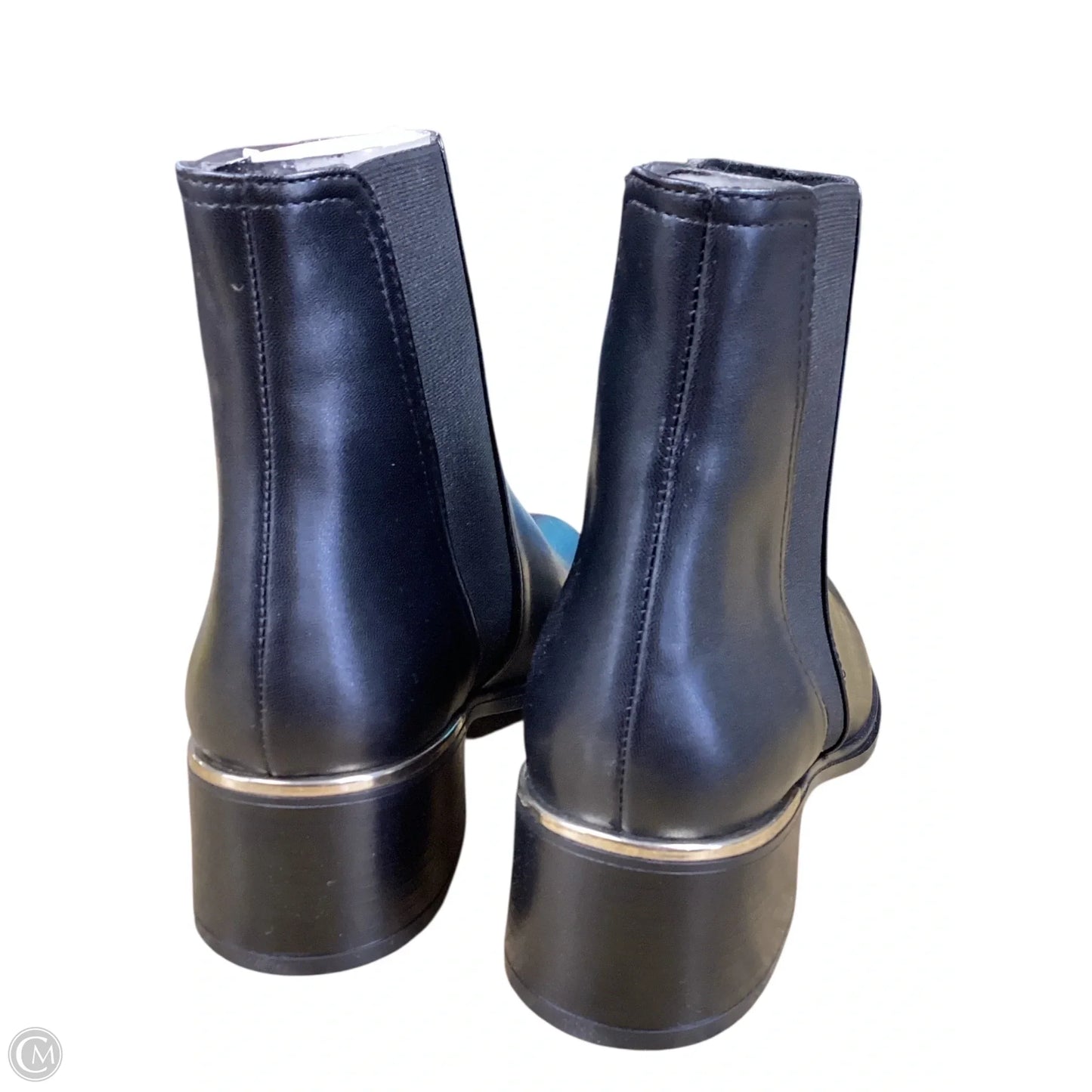 Boots Ankle Heels By Italian Shoemakers In Black, Size: 10