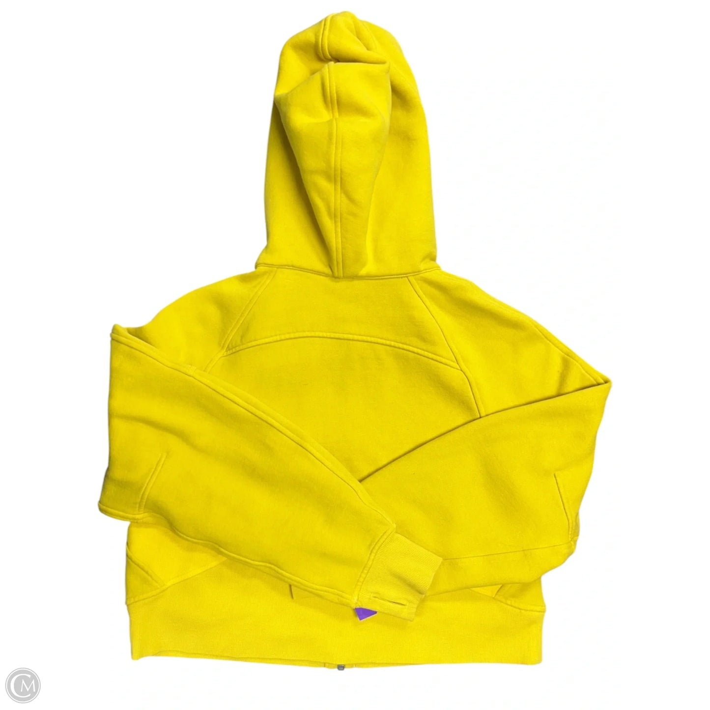Sweatshirt Hoodie By Lululemon In Yellow, Size: S