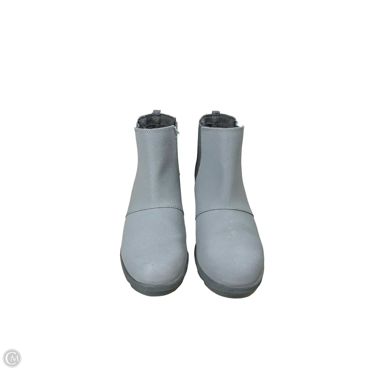 Boots Ankle Heels By Sorel In Grey, Size: 5