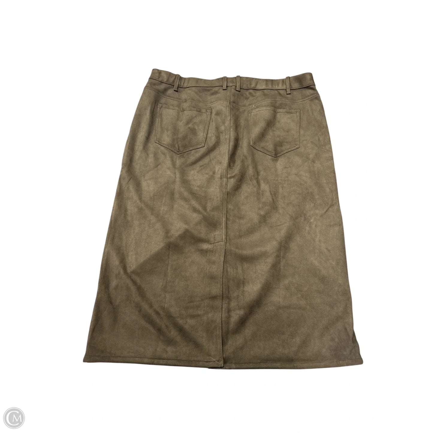 Skirt Midi By J. Jill In Brown, Size: 20
