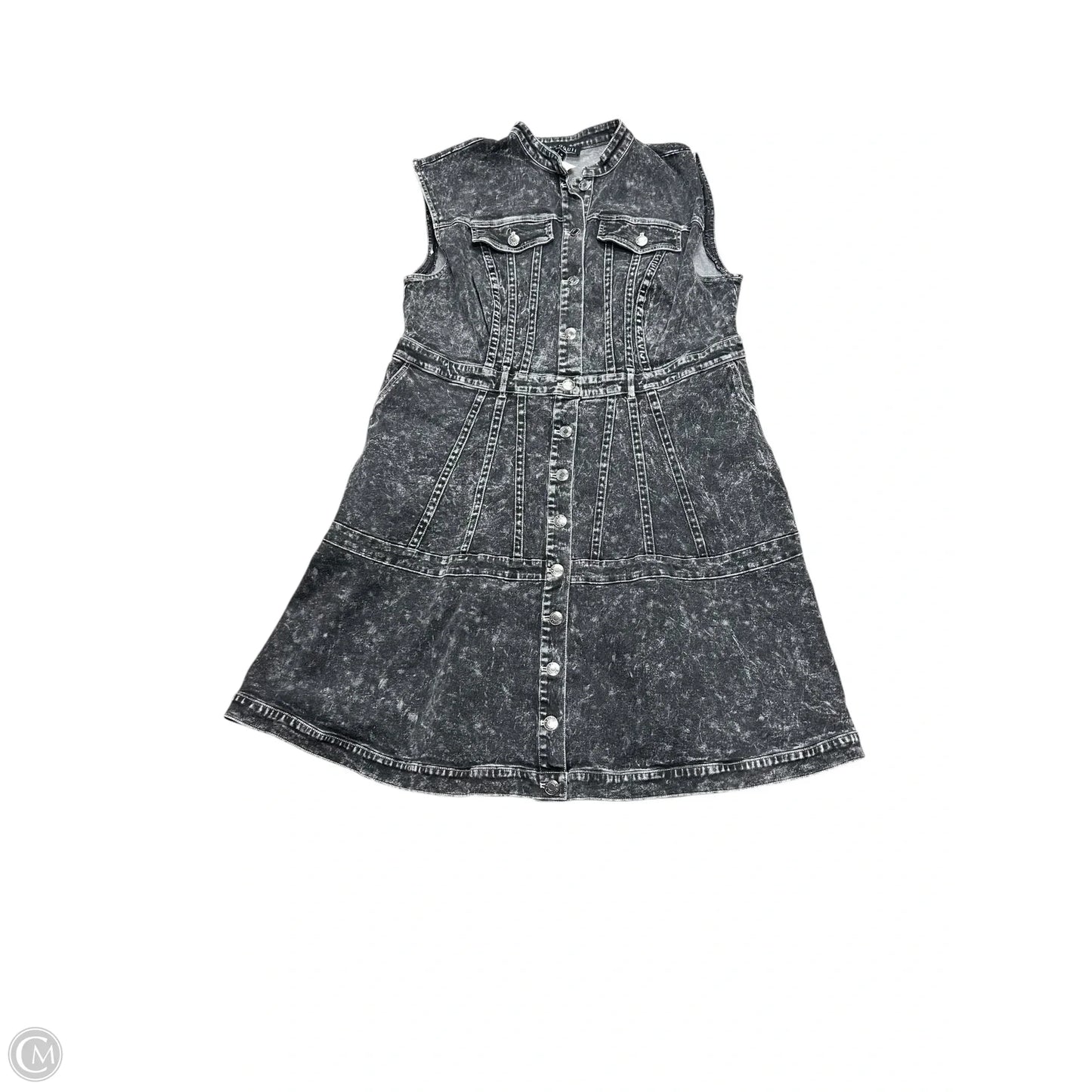 Dress Casual Midi By Eloquii In Black Denim, Size: 20