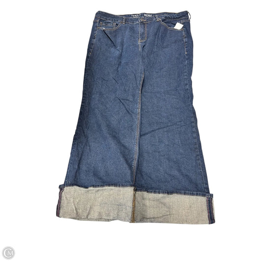 Jeans Wide Leg By Torrid In Blue Denim, Size: 20